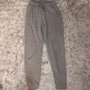 Gray soft sweatpants